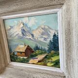 Oil Painting on Panel Vintage Signed CLAUDE SARGUE Landscape