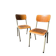 Vintage military chair Tubax in wood and metal, 1960s