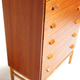 Danish vintage retro commodus Poul Volther FDB in teak 60s