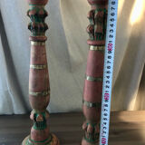 Paire de bougeoirs ancien