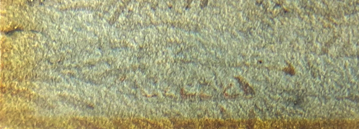 Watercolor painting circa 1870 "The conversation" signed with Marie Louise