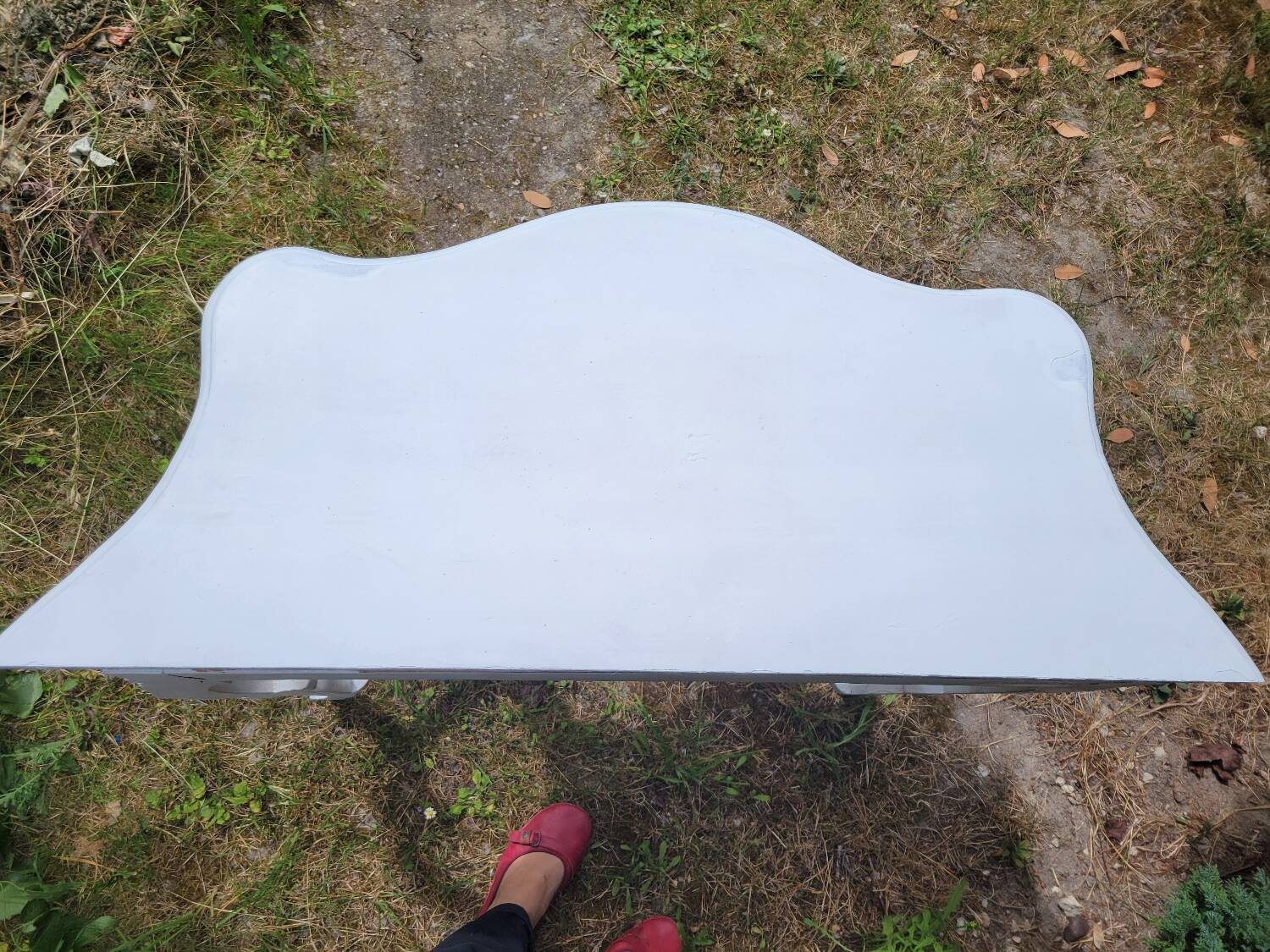 Painted wooden console