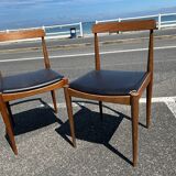 Set of 2 vintage 1960s chairs by Alfred Hendrickx Belform
