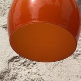 Vintage pendant lamp in orange opaline, 1970