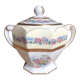 Limoges Lafarge porcelain bonbonnière or sugar bowl