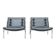 Set of 2x Osaka armchairs by Martin Visser for 't Spectrum, 1960s