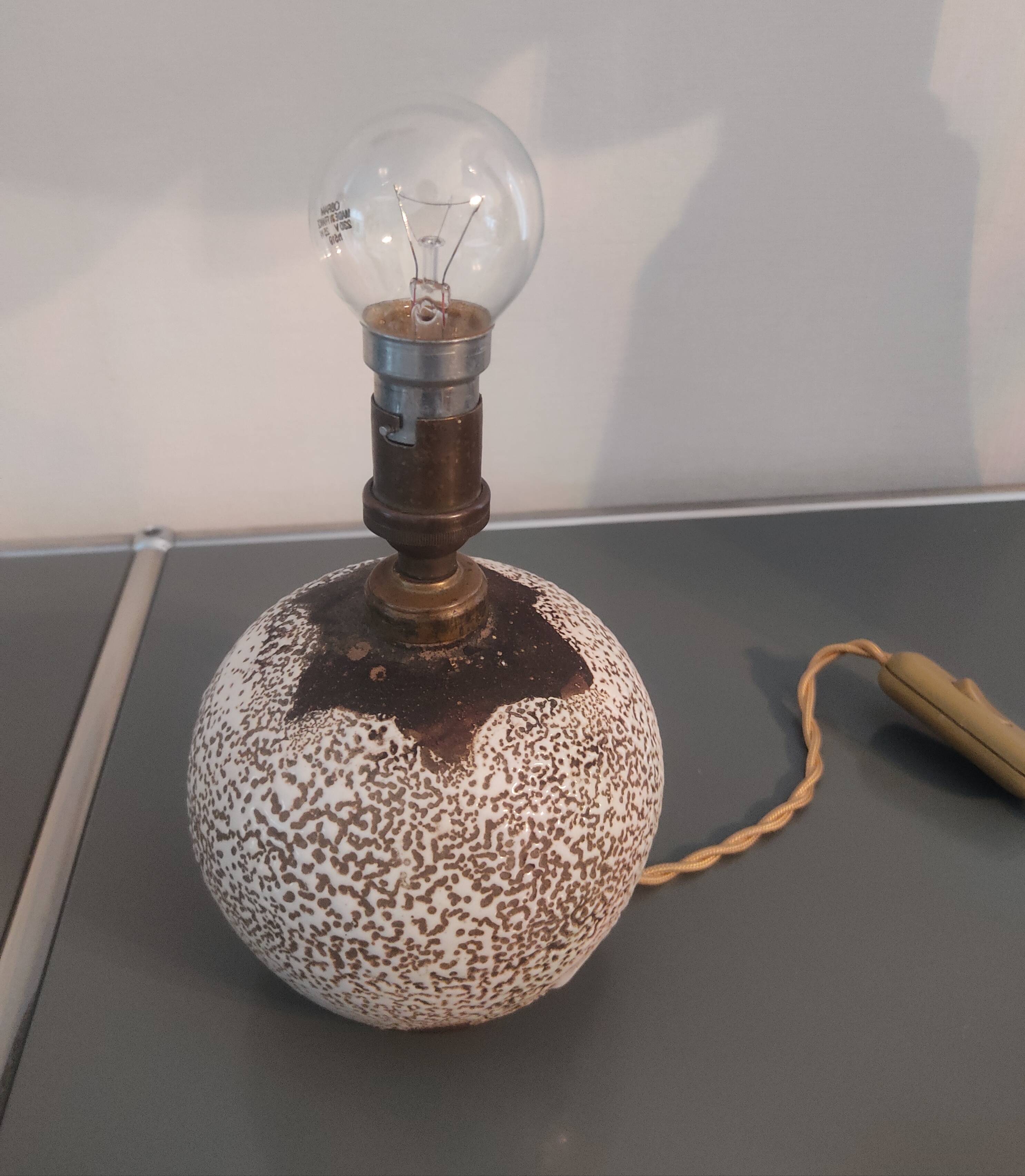 Art deco 1920 dlg desk lamp base by jean besnard