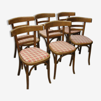 Lot de 6 chaises bistrot Fischel