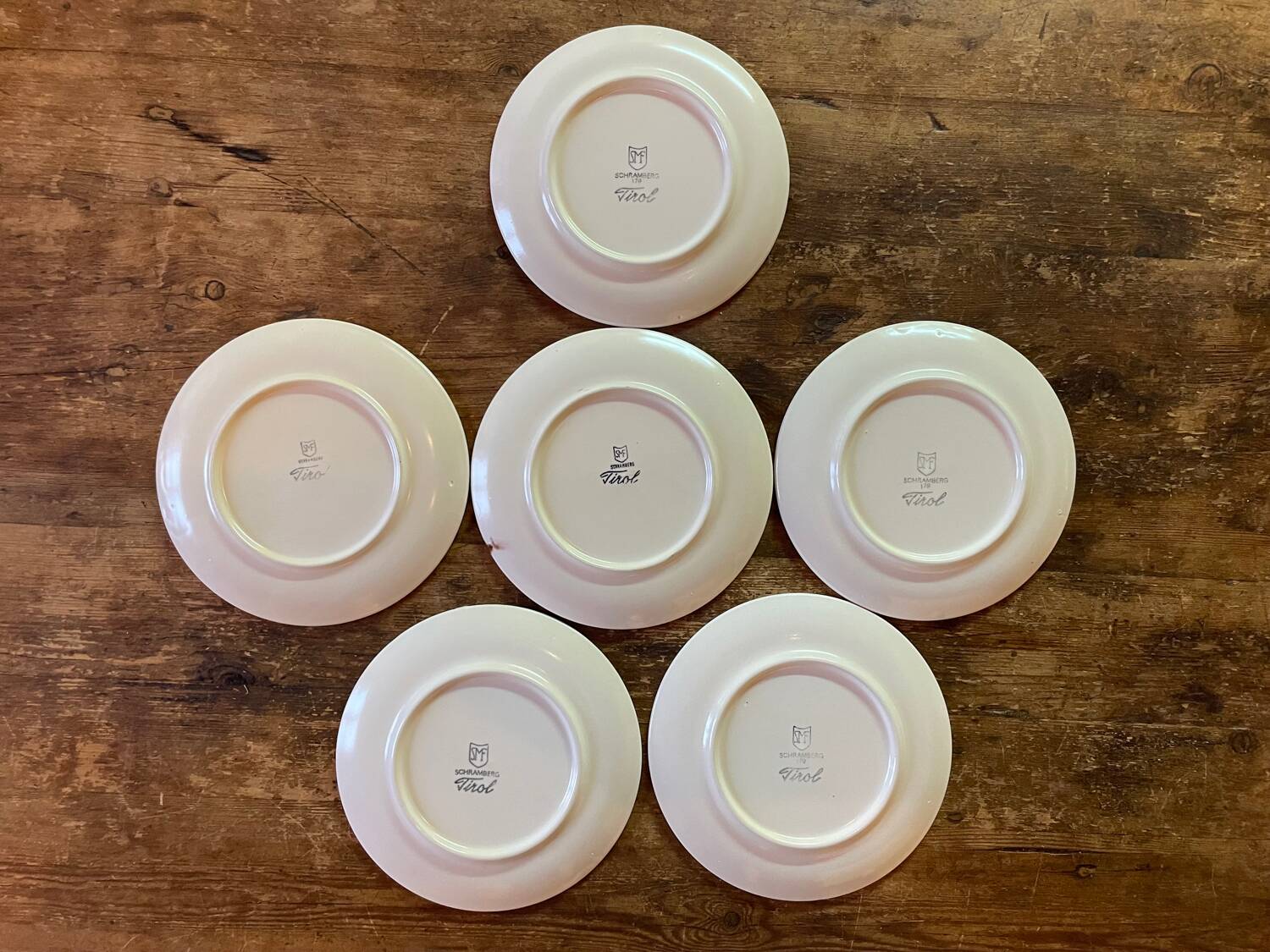 German ceramic plates