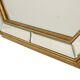 Grand miroir octogonal Deknudt, style Hollywood Regency