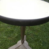 Round bistro table foot cast iron art deco