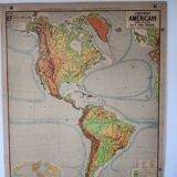 School wall map vidal lablache 18 and 18 bis