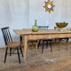 Former large farm table bistro bar café restaurant 290 cm solid wood