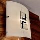LARGE SCANDINAVIAN DESIGN GLASS WALL LIGHT.