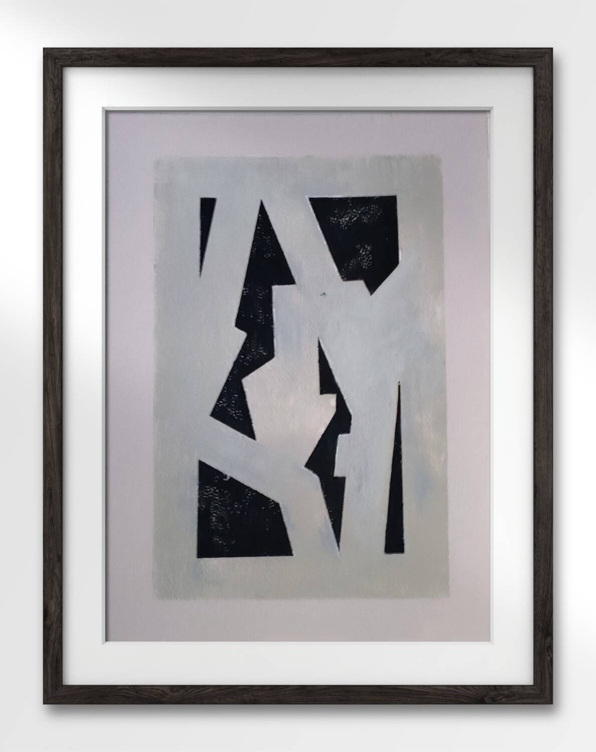 Modern geometric painting