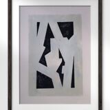Modern geometric painting