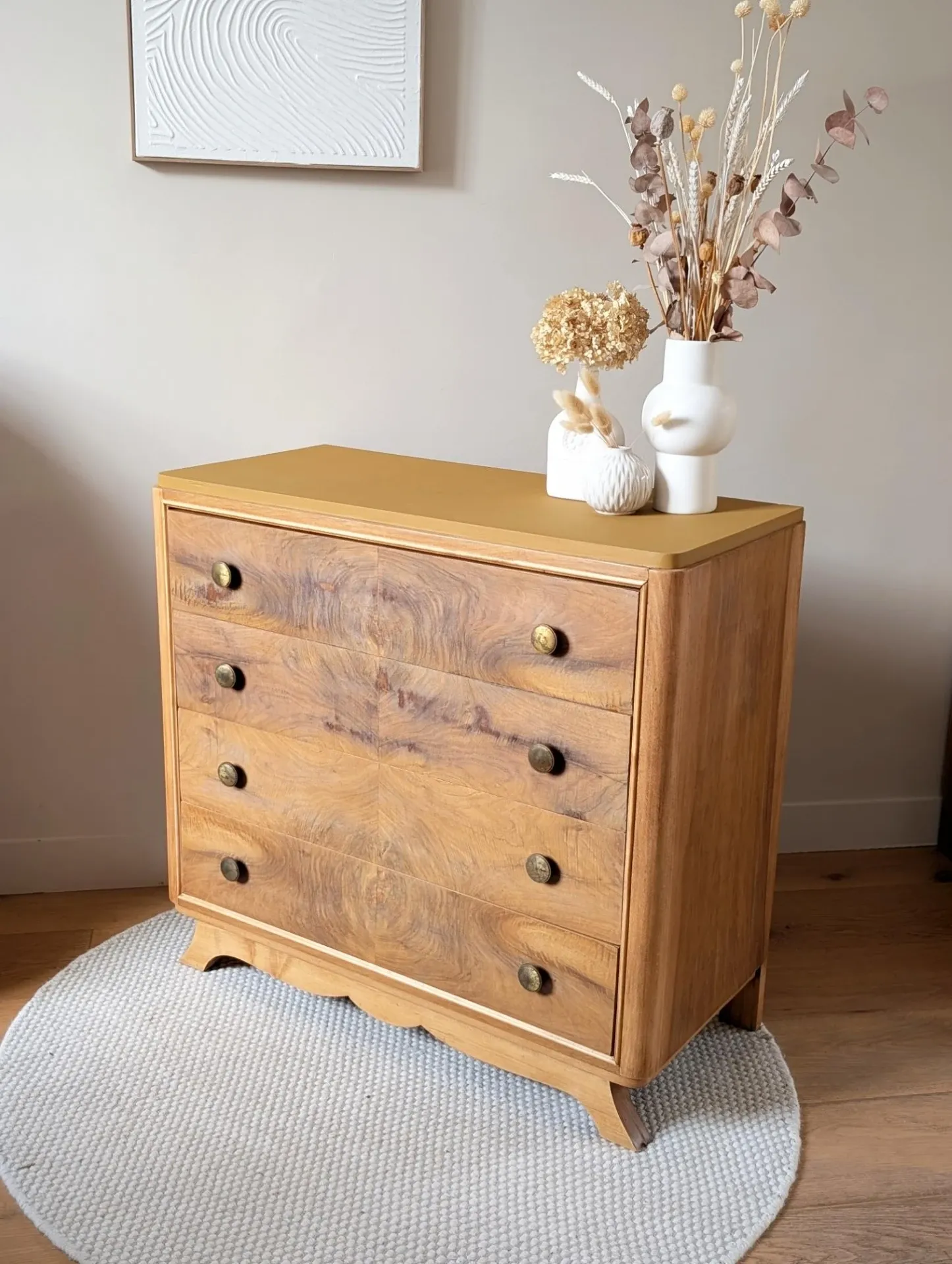 Renovated Art Deco chest of drawers