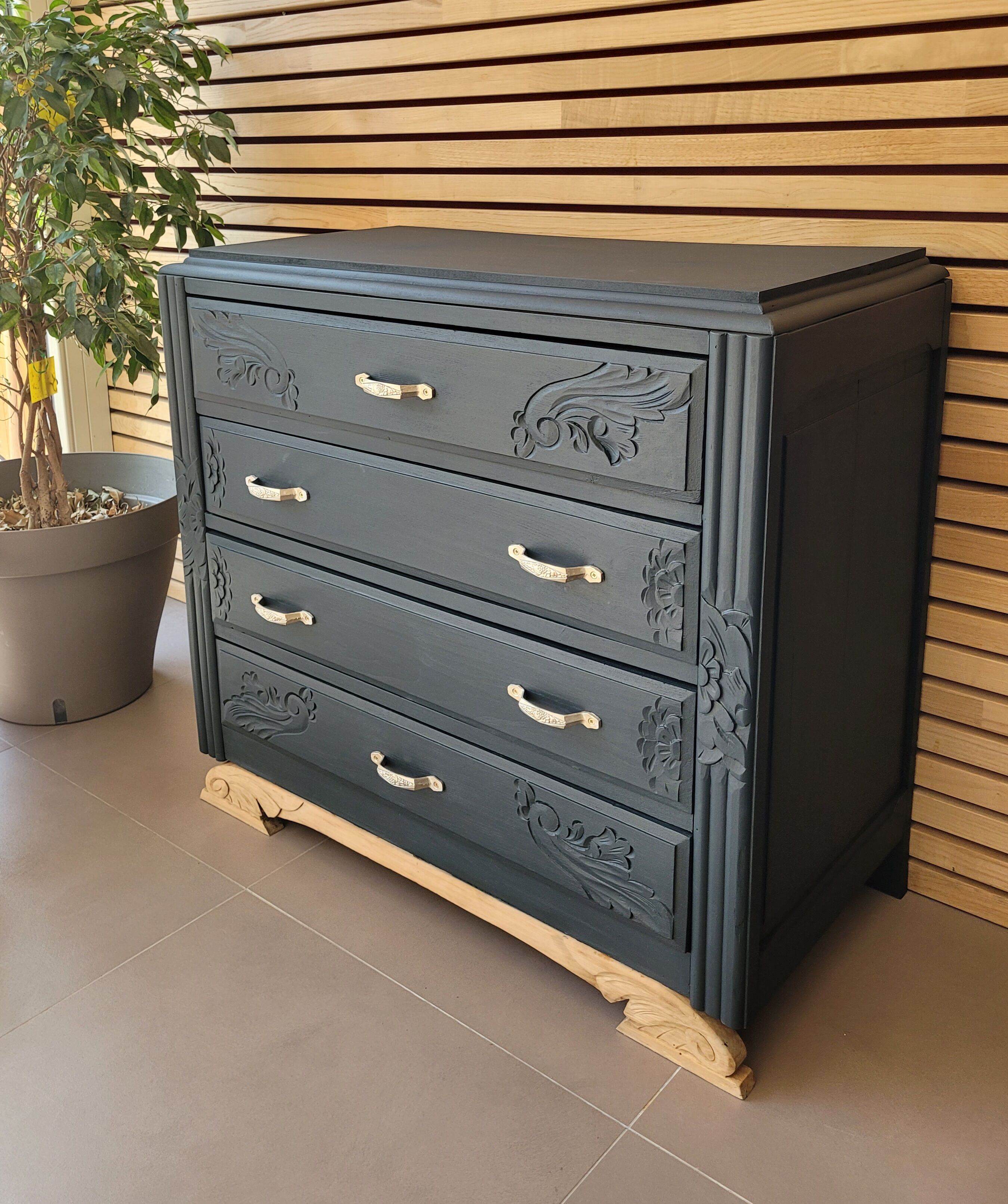 Commode art déco vintage