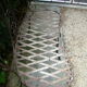 Old wrought iron bench