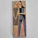 Rare Midcentury Ceramic Wall Sculpture Lovers, 1970s