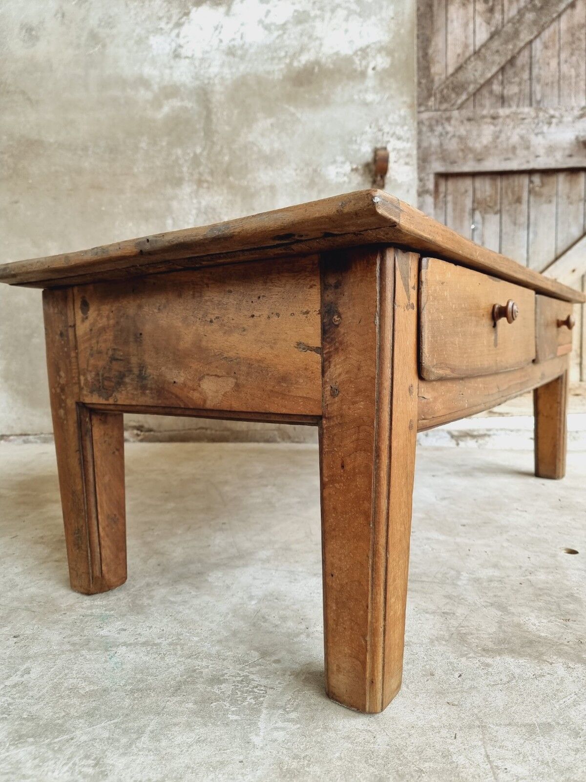 Antique coffee table TV furniture 19th century