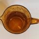 Biot carafe, amber glass, 1970s, height 21 cm