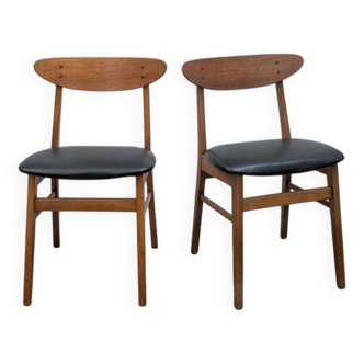 Set of 2 vintage chairs model Farstrup 210