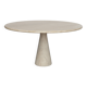 Angelo Mangiarotti M1 dining table Travertine marble 130cm