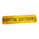 Panneau signalisation sortie secours