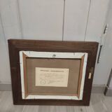 Oil painting on canvas framed and signed