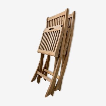 Folding chair teak Unopiù