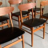 Lot 6 chaises Farstrup 210