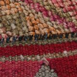 3x10 Red Pink Oriental Vintage Runner Rug, 95x317Cm