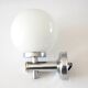 Opaline ball wall lamp