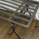 Former military 1900 wrought iron bed