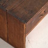 Japanese low table with cedar drawers – Showa period (c. 1926–1970)