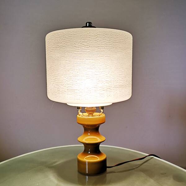 Lampe vintage jaune 1680 1960
