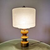 Lampe vintage jaune 1680 1960