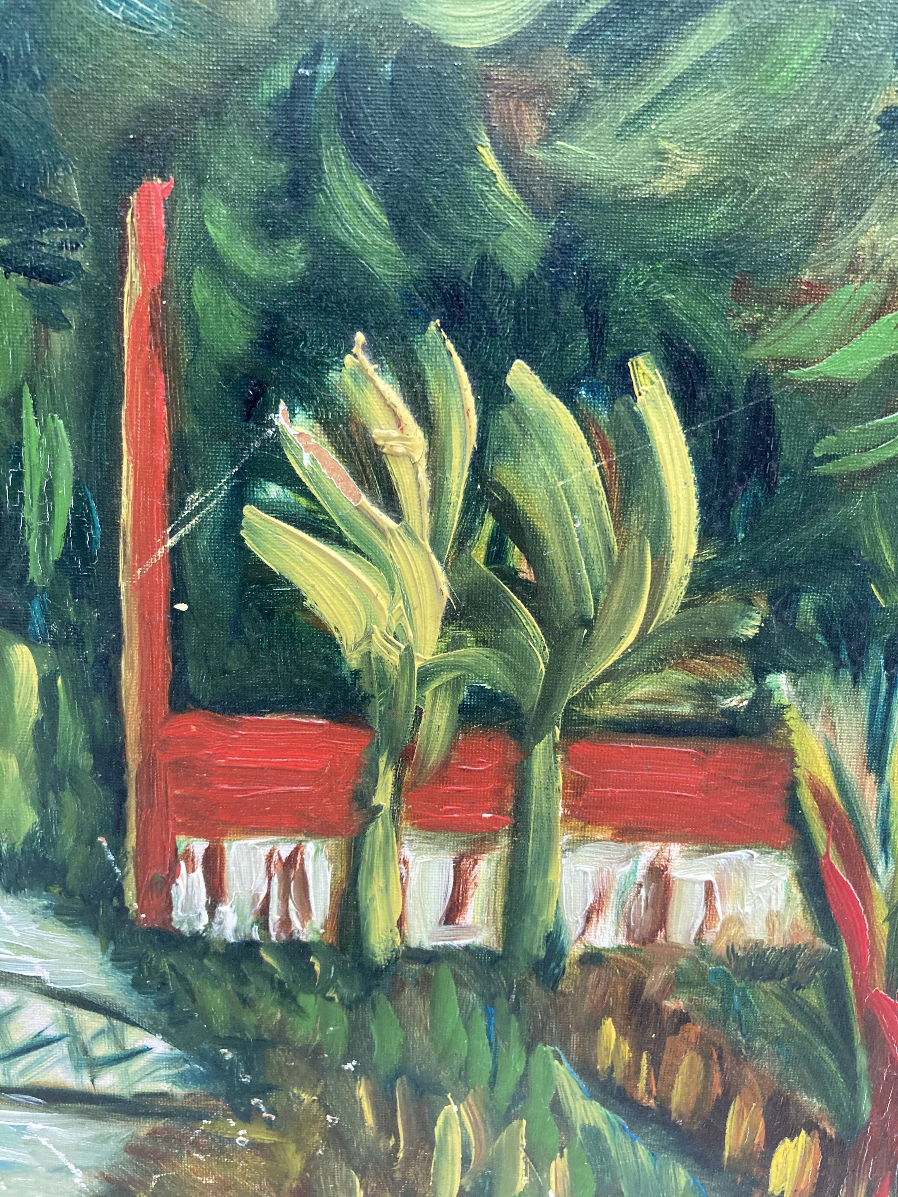 Landscape oil on panel