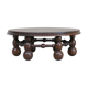 Table basse art déco chêne