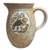 Pichet ancien Saint-Clément Keller & Guérin n°719-2 – oiseaux stylisés Art déco