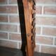 Folding wooden stool