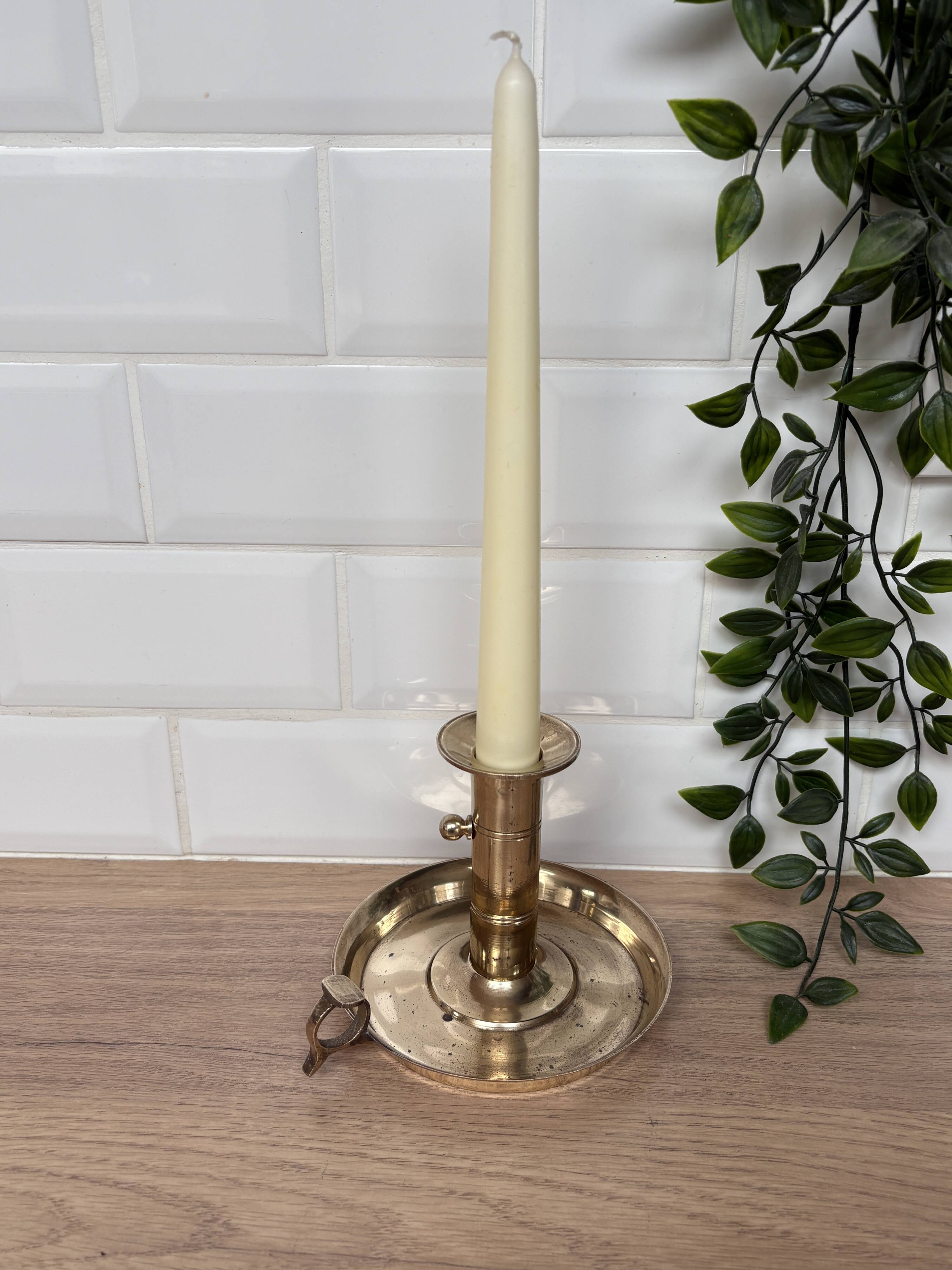 Candle holder on a sleeper