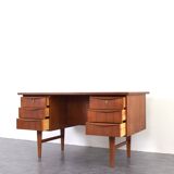 Mid-Century Danish Teak Executive Desk, 1960s.