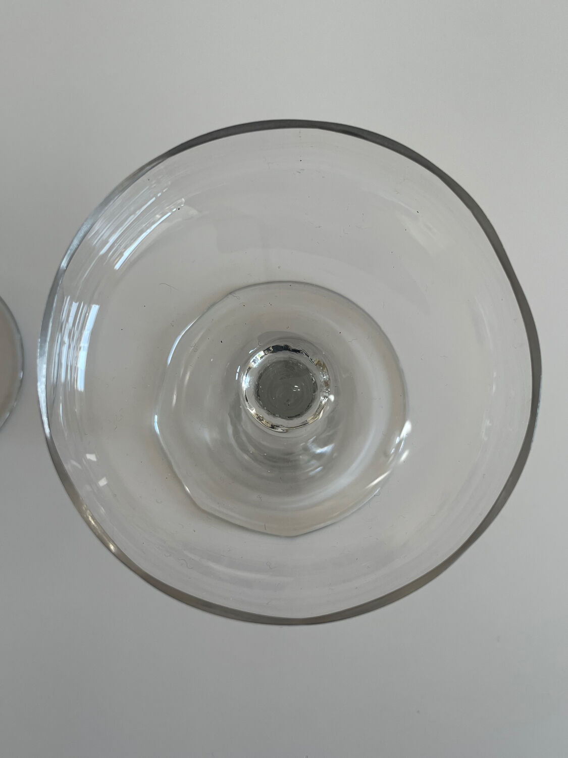 2 champagne coupes, cocktail coupes