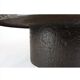 Table basse ronde brutaliste années 70