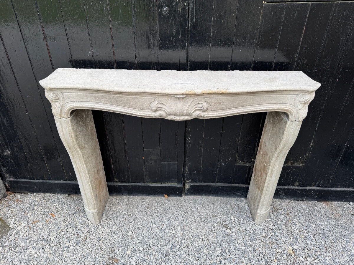 Regency style fireplace in loamy stone circa 1880