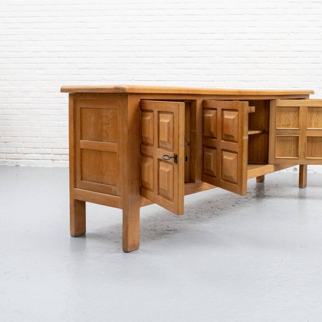 Brutalist French sideboard 1970s