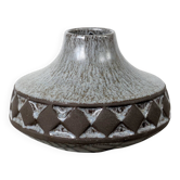 Vintage stoneware vase by Frank Keramik, Denmark, 1960s