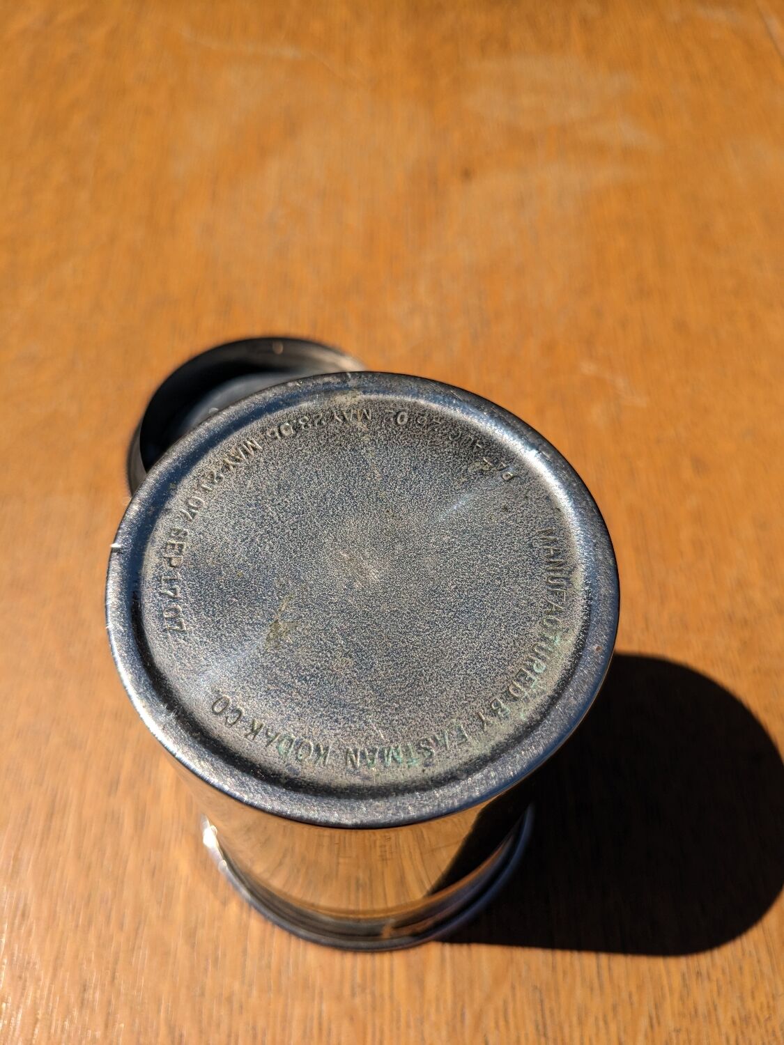 Kodak tank film metal box